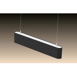 Buy cheap Aluminium Black Linear Pendant Light 5800lm IP20 Linear Pendant Lighting product