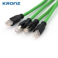 Buy cheap 8 Pin Cat6A RJ45 Connector For Secure Connections IP20 Protected TPU Ethernet product