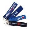 Buy cheap Personalised Name Embroidered Keyring Woven Fabric Strap Damask Material from wholesalers