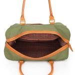 Luggage Vegetable Tan Washable Men'S Leather Canvas Travel Duffle Bag
