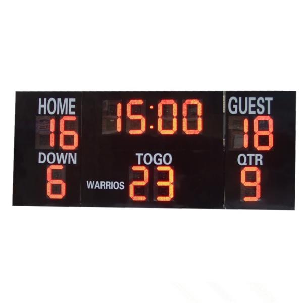 Buy cheap LED Electronic Sports Scoreboard , Multi Sport Scoreboard Front Face UV Protection from wholesalers