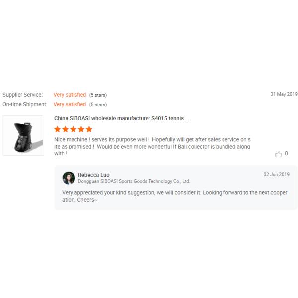 S4015 Tennis Feeder Machine With LCD Screen Double Ball Divider