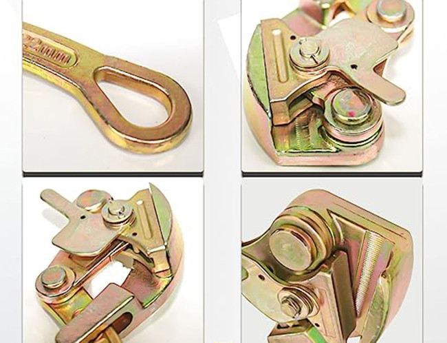 2Ton 4409Lbs Cable Puller Clamp Cable Grip Steel Wire Puller