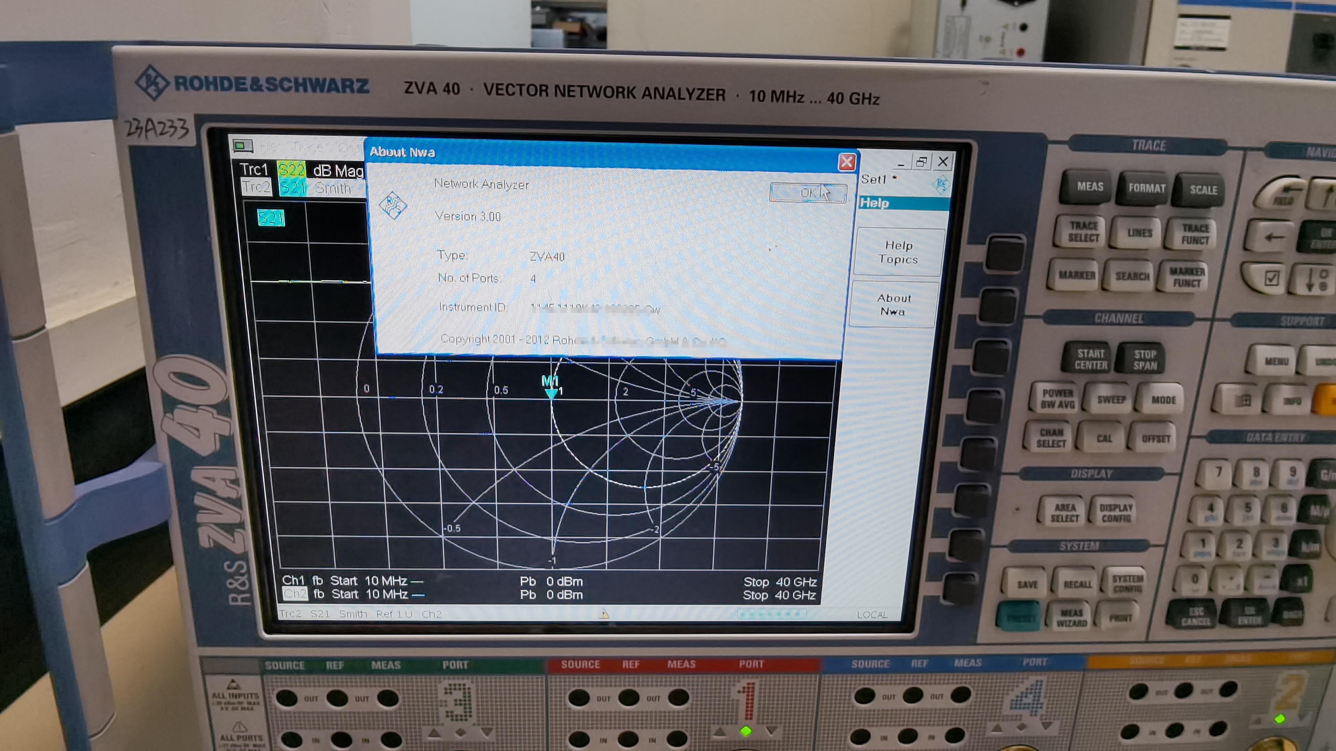 Rohde & Schwarz ZVA40 10MHz To 40GHz Vector Network Analyzer W/ MFG Calibration!