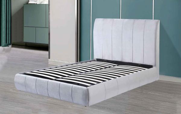 Buy cheap Wooden Modern 2.03m Queen Size Platform Bed High Back Hotel from wholesalers
