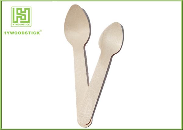 Buy cheap Wooden Dinner Spoons Eco Friendly Cutlery For Restaurant , Customized Logo from wholesalers
