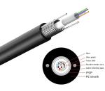 Outdoor Duct Aerial Single Mode G652D Fibre Optical Cables GYXTW Armoured 2 4 6