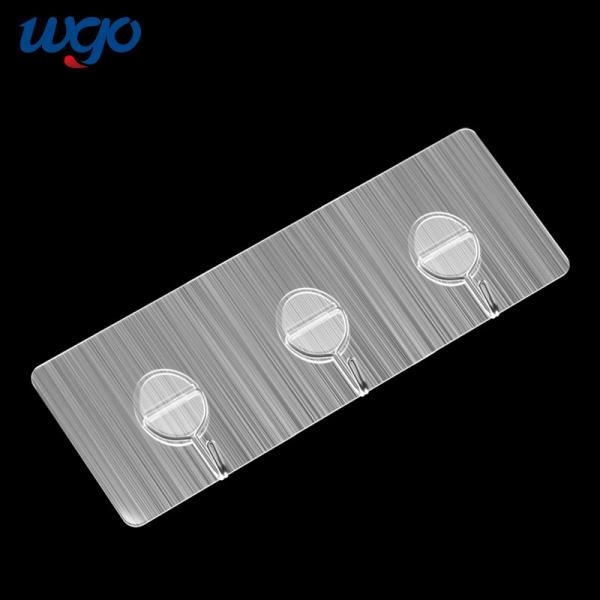 Buy cheap No Drilling Hole Needed Daily Objects Storage Idea Self Adhesive Hook Rack For Door from wholesalers