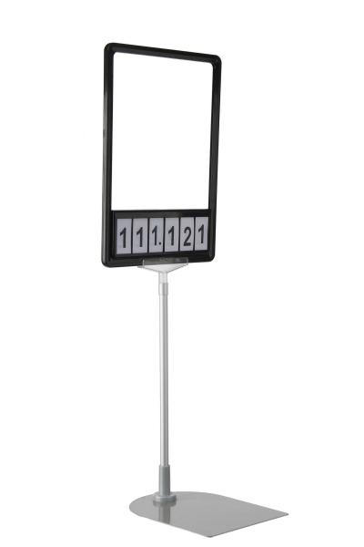 Label , Price And Ticket Plastic Snap Frame Display Stand In Supermarket And