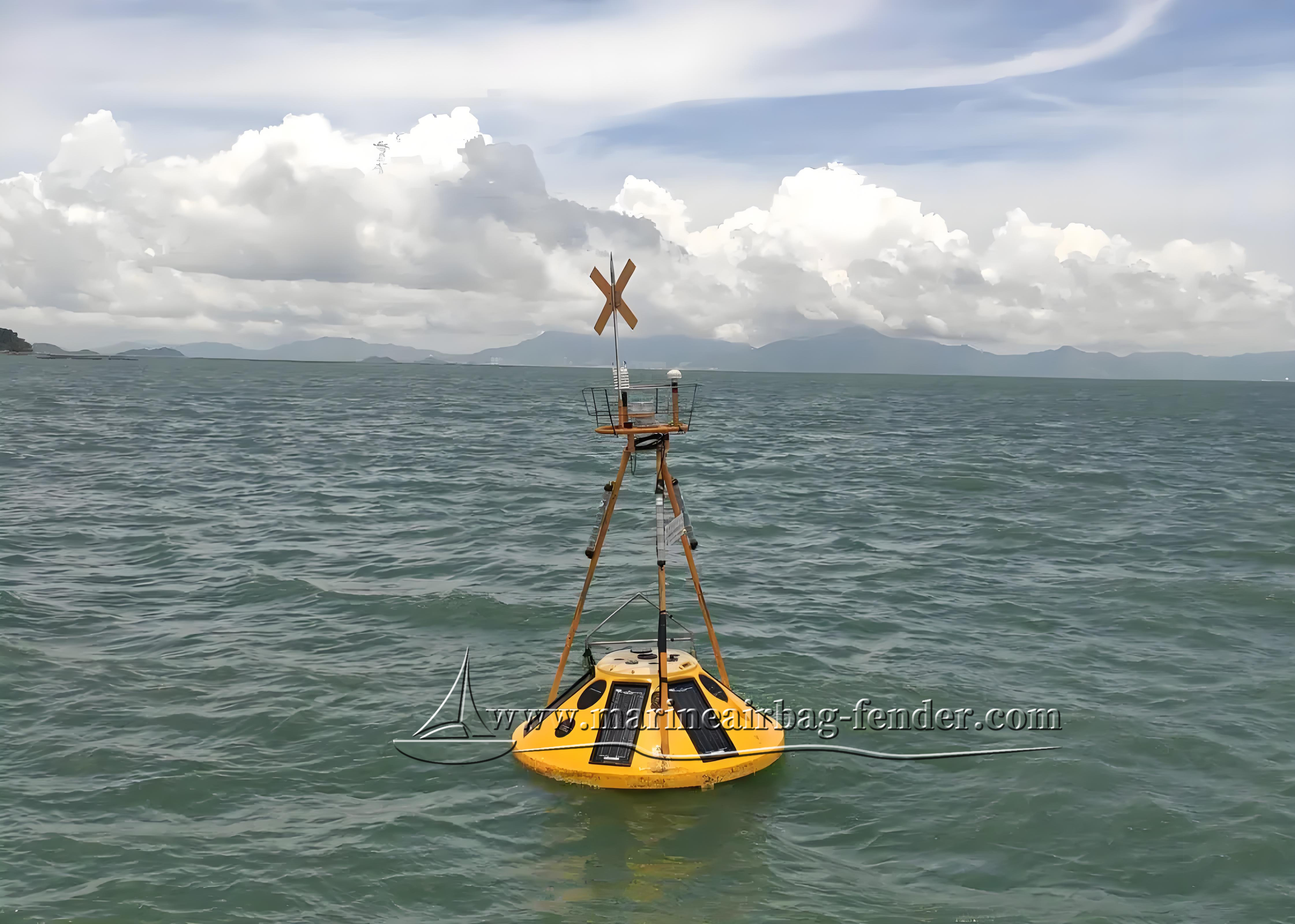 Waterproof Solar Powered Buoy Wind Resistant Customized Floating Anchor Buoy
