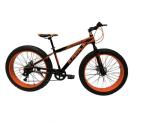 Height 198cm Sledge Wheel Steel 26 Inch Fat Tire Bike