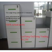 Buy cheap Vertical filing cabinet steel material 4 drawer,A4/F4 Files available,white product