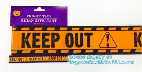 Caution tape halloween underground cable warning tape,Haunted Halloween
