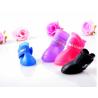 Buy cheap Pet supplies silicone rain boots, non-slip pet shoes, candy color fashion cute dog shoes，red,yellow,pink,black; from wholesalers