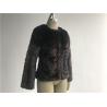 Buy cheap Warm Womens Brown Faux Fur Jacket , Collarless Chubby Short Coat TWS019919 from wholesalers