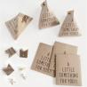 Buy cheap Kraft Paper Recycled Gift Bags Personalized Metallic Foil Candy Bags With Rope from wholesalers