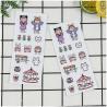 Buy cheap 0.08mm Vinyl Cartoon Stickers Milky White PVC Custom Waterproof Stickers from wholesalers