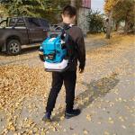 Portable Knapsack Gasoline Garden Snow Blower 1250W 42.7cc Cordless