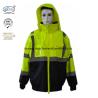 Buy cheap High Visibility Water Proof Frc Rain Jacket / Fire Retardant Fleece Jacket from wholesalers