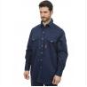 Buy cheap Navy Blue Fire Retardant Work Shirt NFPA2112 EN61482-2 FR Snap Button Shirt from wholesalers