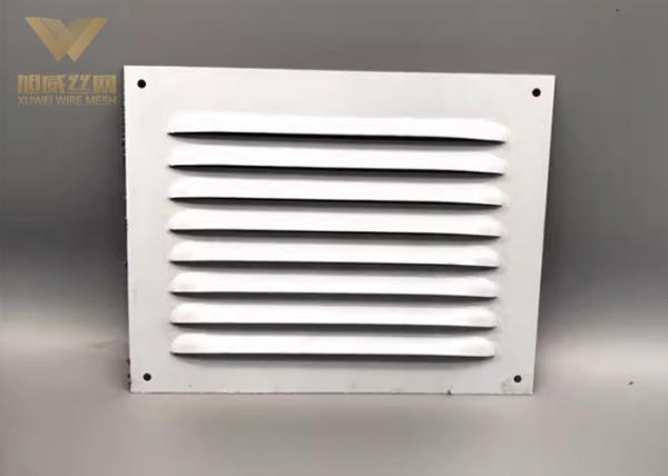 Light Aluminum 304 Stainless Perforated Sheet Plastic Film Covered Louver