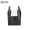 Buy cheap Logo Printing Waist High Turnstile Gates With Floor Plates Cut Sheet from wholesalers