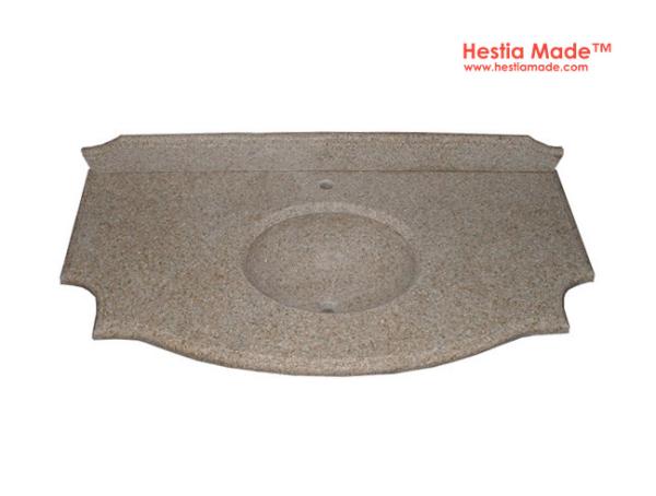 Buy cheap Countertops - Yellow Rusty Granite Vanity Tops - HestiaMade from wholesalers