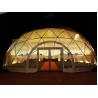Buy cheap 850gsm PVC fabric Geodesic Heat Proof Event Dome Tent 20m Diameter from wholesalers