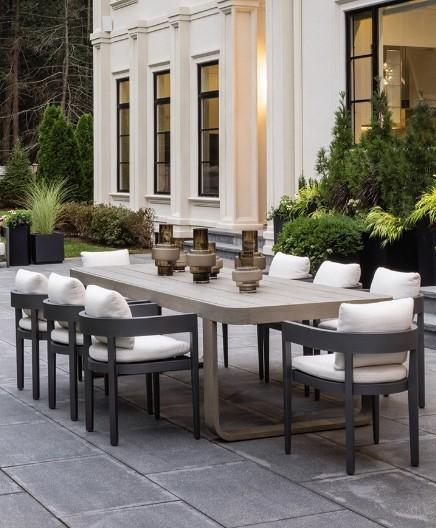Buy cheap Outdoor Aluminum Patio Garden Hotel Dining Table And Chairs Waterproof Sunproof from wholesalers