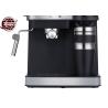 Buy cheap Kitchen Espresso Coffee Maker 8-10 Cups Digital 20Bar Black Silver With Frother from wholesalers