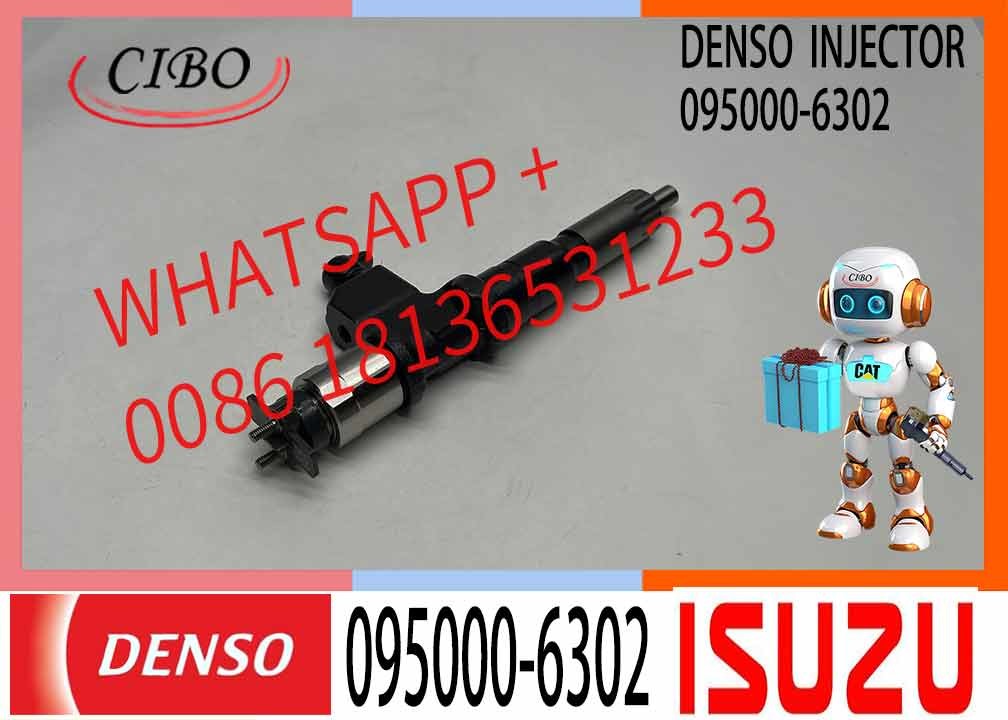 Diesel Common Rail Injector 095000-6303 095000-6302 095000-6301 095000-6300 1-15300436-2 For 6WF1 6WG1