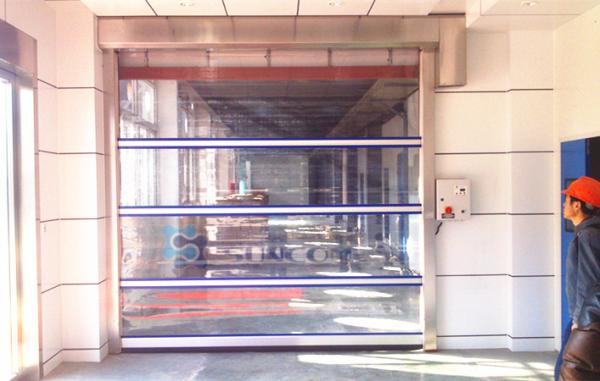 Buy cheap Transparent High Performance High Speed Door Industrial Roll Up Door For Workshop from wholesalers