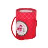 Buy cheap 2mm Cardboard Cylindrical Paper Container With Stickers Handle 15x25cm from wholesalers