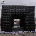 Event Black Pvc Portable Backyard Party House Inflatable Night Club LED Disco