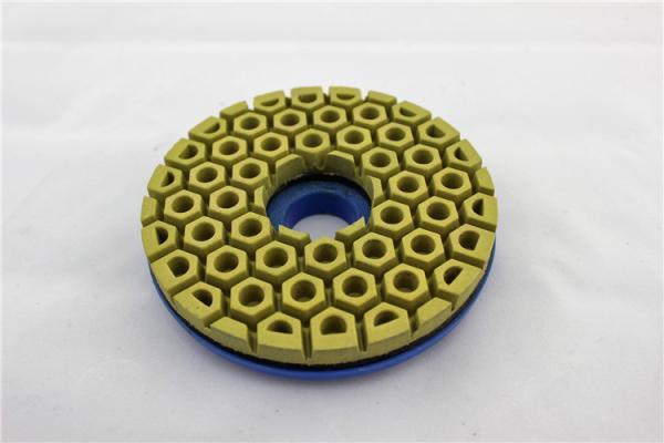Buy cheap Granite 125mm 5'' Honeycomb NO 100 Grit Diamond Wet Polishing Pads ODM Color from wholesalers