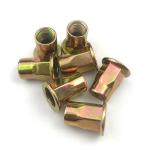 Yellow Zinc Plated Steel Twist-Resistant Rivet Nuts Blind Rivet Nuts