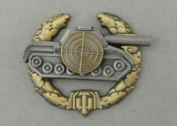 Buy cheap 3D Zinc Alloy Personalized Award Badges 3 Piece Combined 2.5mm from wholesalers