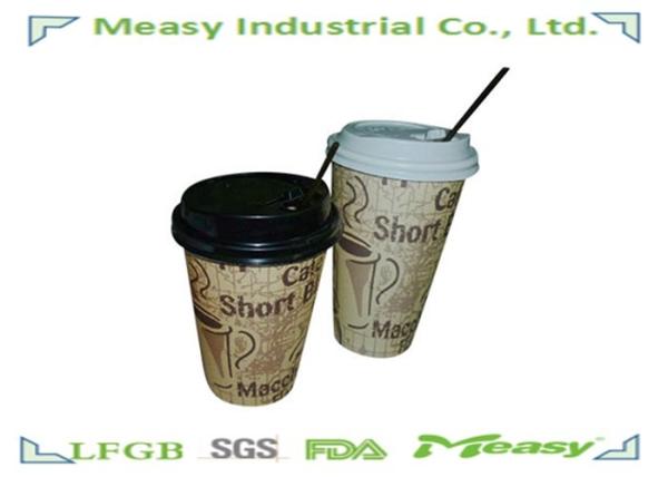 Buy cheap 80mm / 90mm PS Paper Cup Lids Black For Hot Coffee Drinking Cup from wholesalers