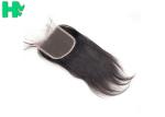 10A Grade 4x4 Free Part Human Hair Closure / Full Lace Wigs With Baby Hair