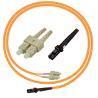 Buy cheap LSZH Fiber Optic Patch Cord , 3.0mm 2M MTRJ Patch Cord Duplex from wholesalers