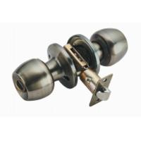 Buy cheap Brushed Metal Stainless Steel Spherical Knob Door Cylinder Lock For Household product
