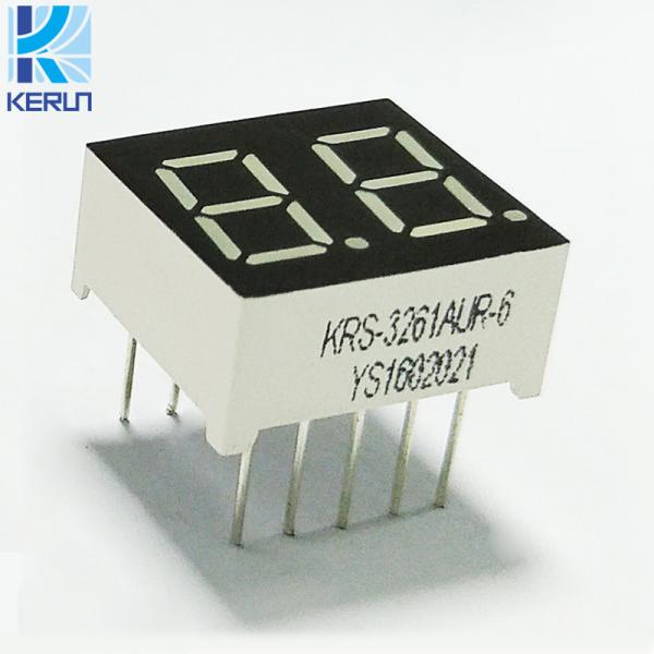 Buy cheap 0.36 Inch 2 Digit LED Digital Number Display Red Color High Brightness from wholesalers
