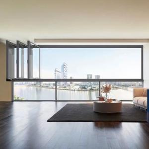 Pet-Friendly Folding Windows - Bottom Locking for Pet Safety