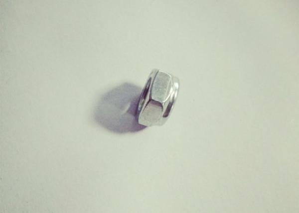 Quality Carbon Steel Nylock Hex Nut , M8 Nylon Nut For High - Rise Steel Structure for sale