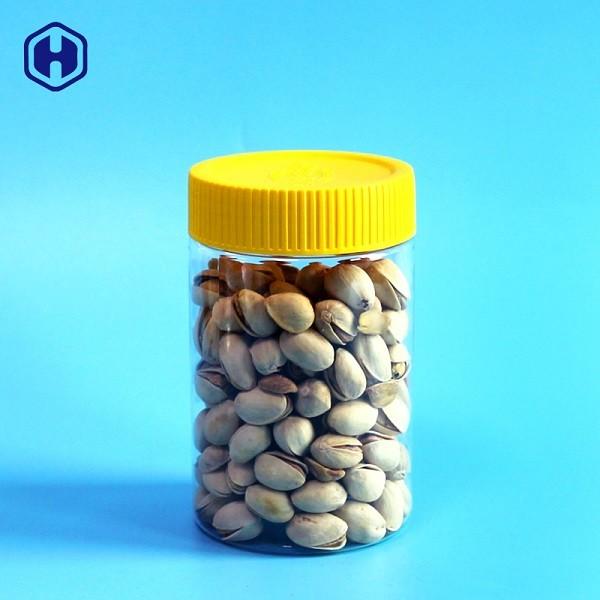 Buy cheap Transparent Leak Proof Plastic Jar Screw Lid Round Plastic Canisters from wholesalers