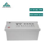 Chargeable 12V 200ah/250ah Long Life Solar Lead Acid Gel Battery for Superior