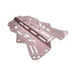High Strength Aluminum Diving Backplate Pink Anodized Laser Cutting Industrial