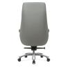 Buy cheap Gray PU Leather Revolving Chair Ergonomic Swivel Office Chair from wholesalers