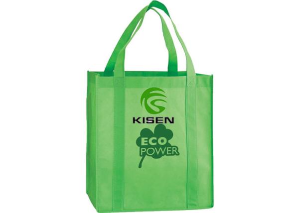Reusable Non Woven Polypropylene Bags , Supermarket / Grocery Non Woven Carry