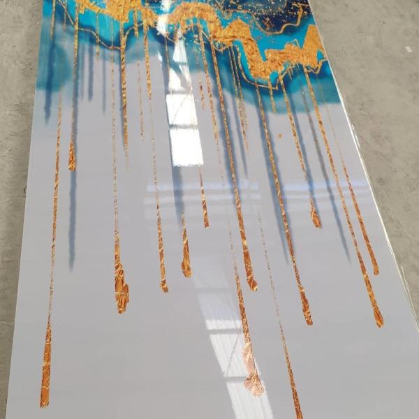 Buy cheap 3D Printing PVC Marble Sheet UV Marble 1220x2440 Mm For Wall Decoration from wholesalers